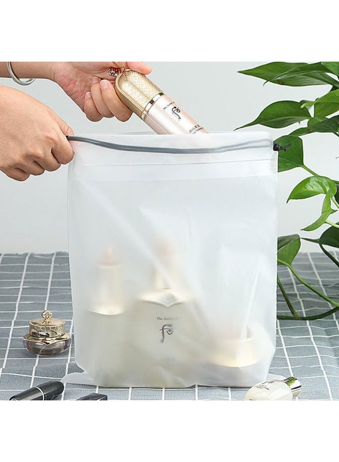 CLENEA 12PCS Shoe Bags for Travel, Transparent Shoe Organizers Pouch with Rope, Portable Drawstring Shoe Bags, Waterproof Space Saving Storage Bags - Image 5